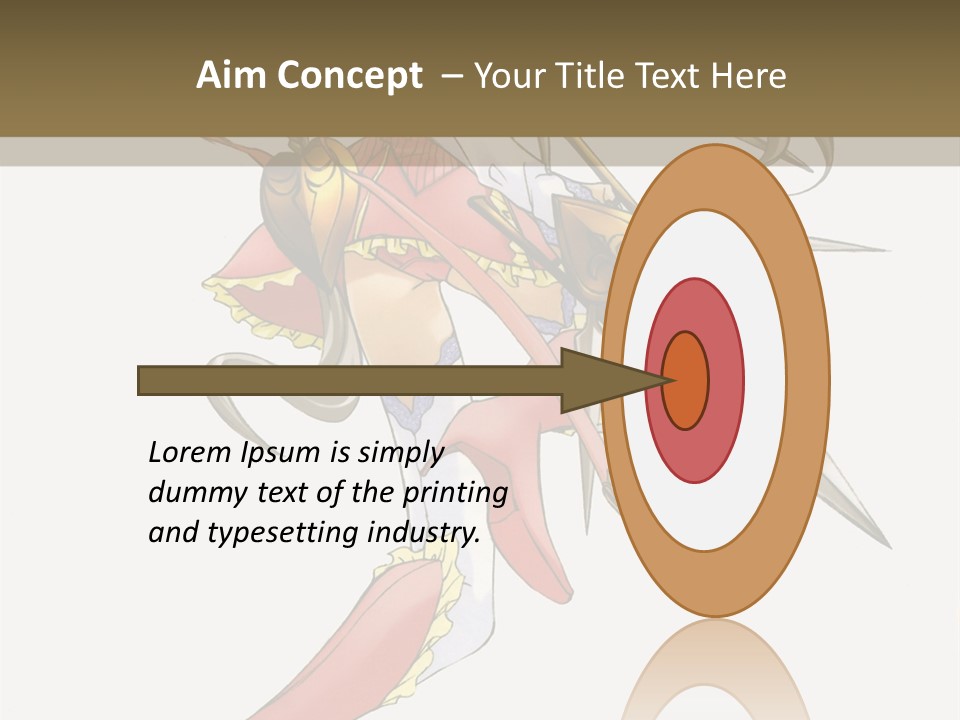 A Woman With A Pair Of Scissors In Her Hand PowerPoint Template