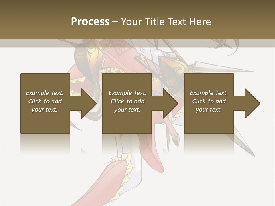 A Woman With A Pair Of Scissors In Her Hand PowerPoint Template