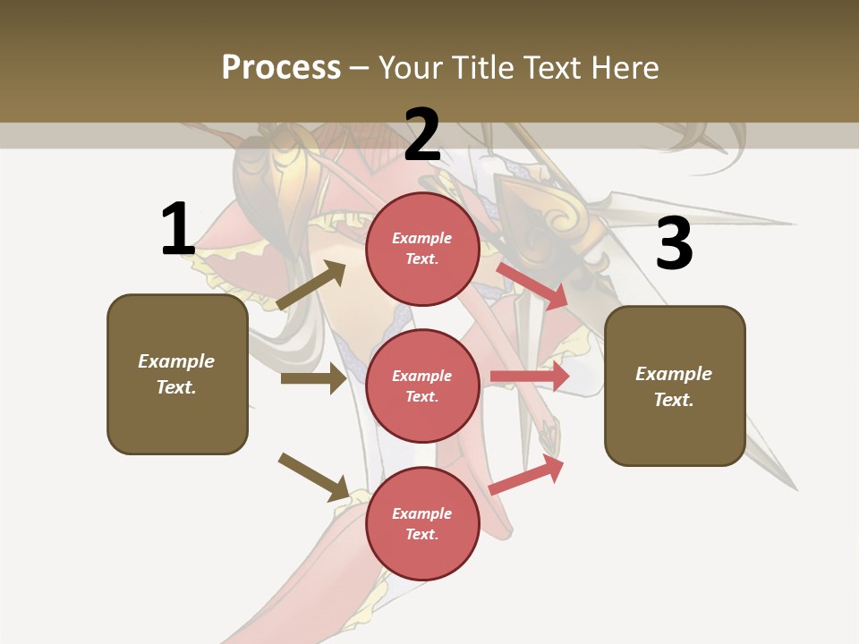 A Woman With A Pair Of Scissors In Her Hand PowerPoint Template