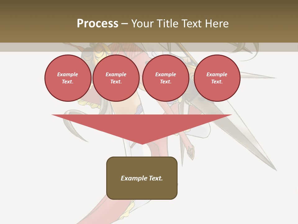 A Woman With A Pair Of Scissors In Her Hand PowerPoint Template