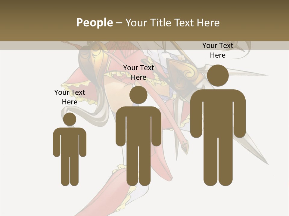 A Woman With A Pair Of Scissors In Her Hand PowerPoint Template