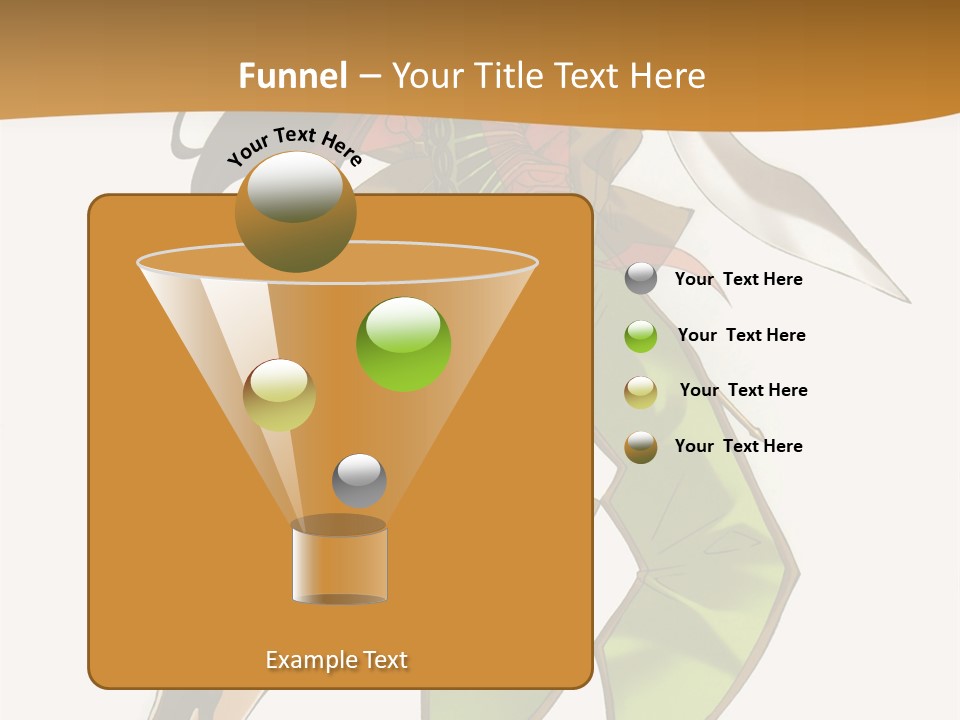 A Woman In A Green Dress Is Holding A Green Ribbon PowerPoint Template