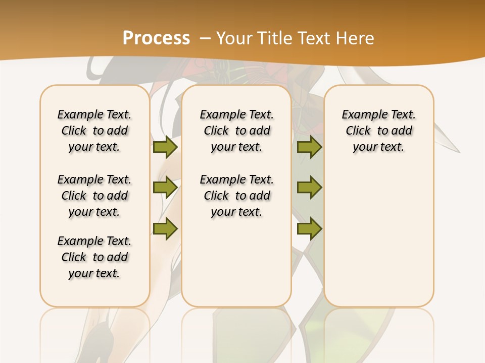 A Woman In A Green Dress Is Holding A Green Ribbon PowerPoint Template