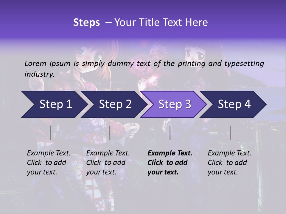 Two Girls Standing Next To Each Other With Fireworks In The Background PowerPoint Template