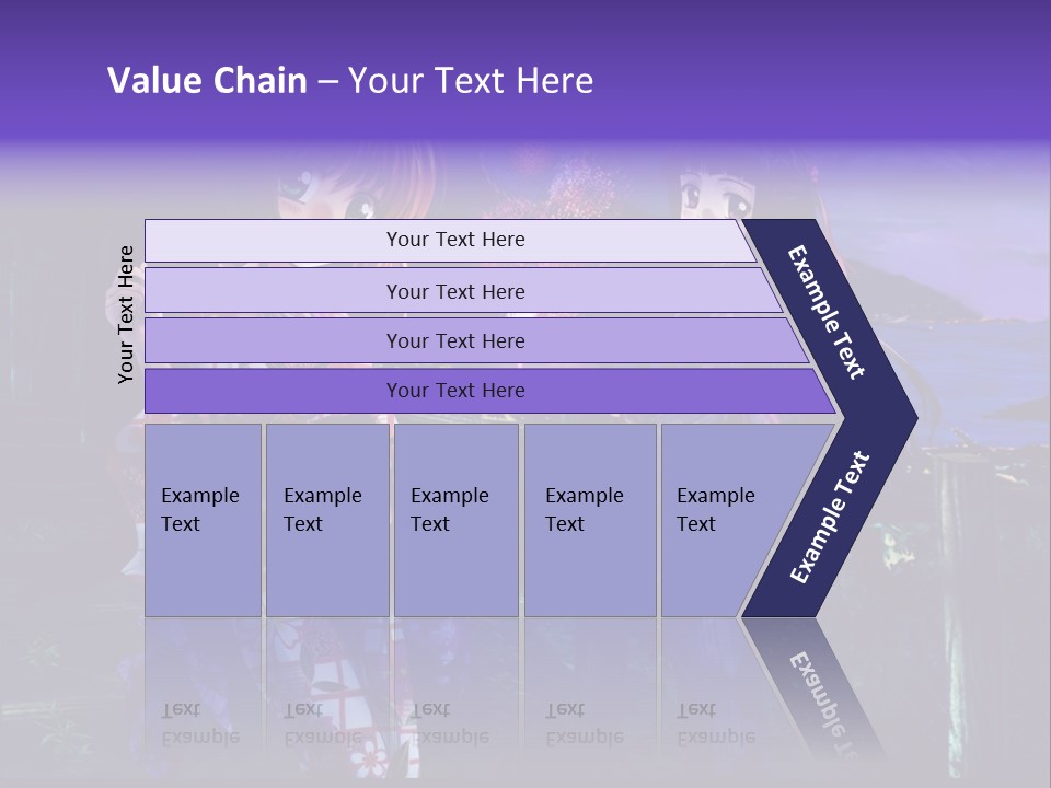 Two Girls Standing Next To Each Other With Fireworks In The Background PowerPoint Template