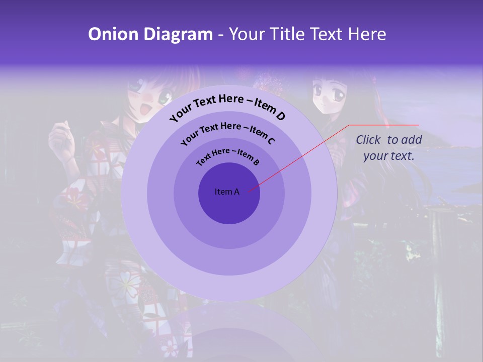 Two Girls Standing Next To Each Other With Fireworks In The Background PowerPoint Template