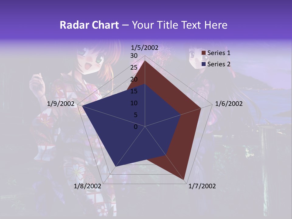 Two Girls Standing Next To Each Other With Fireworks In The Background PowerPoint Template