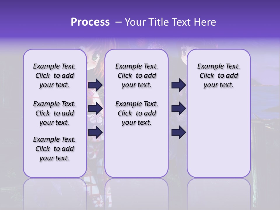 Two Girls Standing Next To Each Other With Fireworks In The Background PowerPoint Template