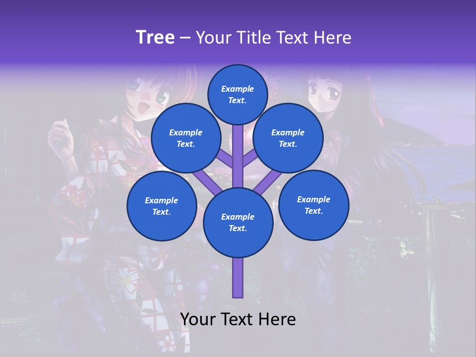 Two Girls Standing Next To Each Other With Fireworks In The Background PowerPoint Template