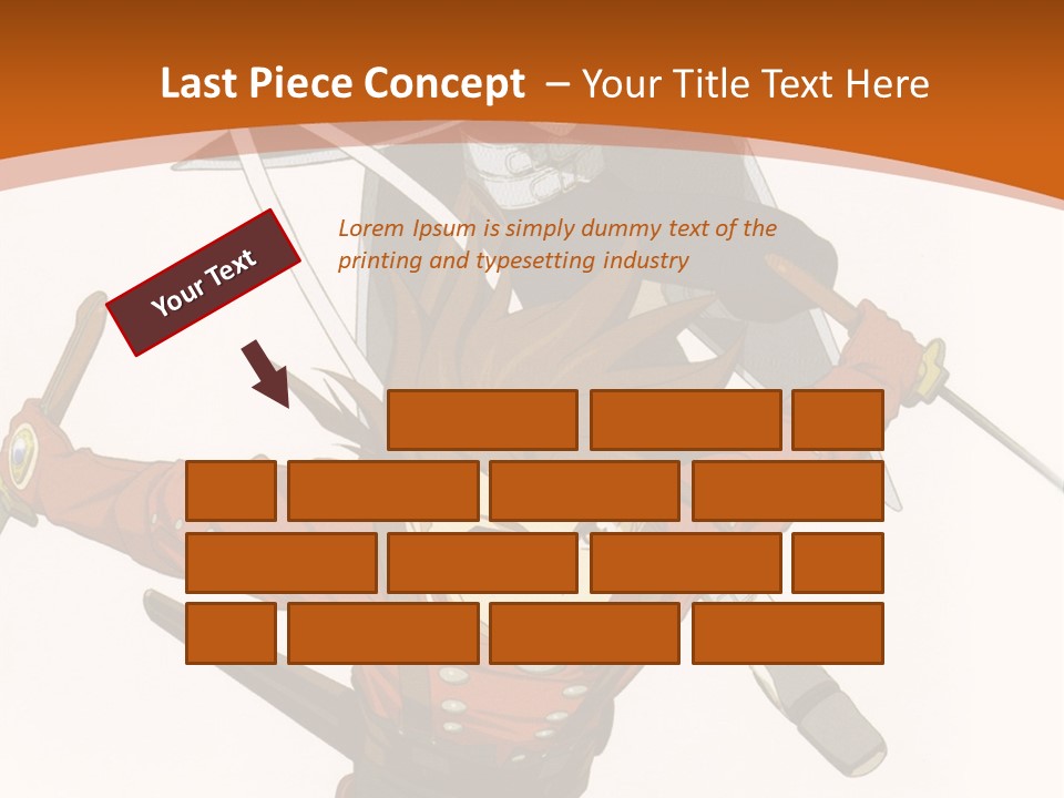 A Couple Of Anime Characters With Swords In Their Hands PowerPoint Template