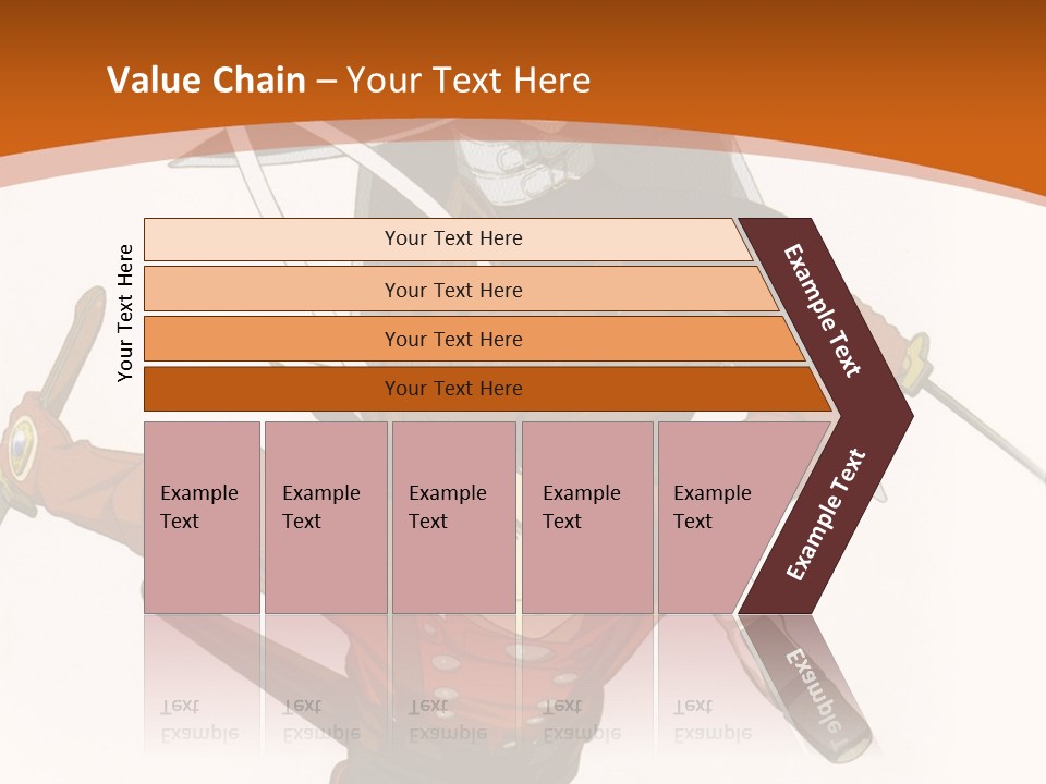 A Couple Of Anime Characters With Swords In Their Hands PowerPoint Template