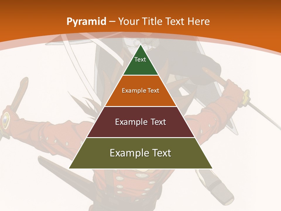 A Couple Of Anime Characters With Swords In Their Hands PowerPoint Template