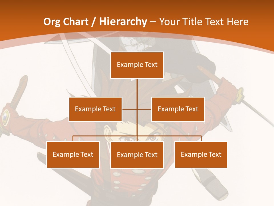 A Couple Of Anime Characters With Swords In Their Hands PowerPoint Template