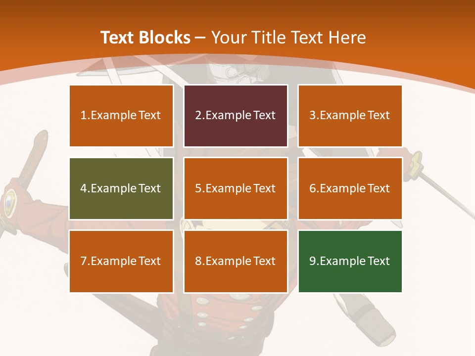 A Couple Of Anime Characters With Swords In Their Hands PowerPoint Template
