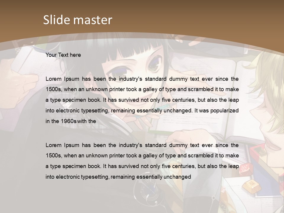 A Group Of People Sitting At A Table With A Book PowerPoint Template