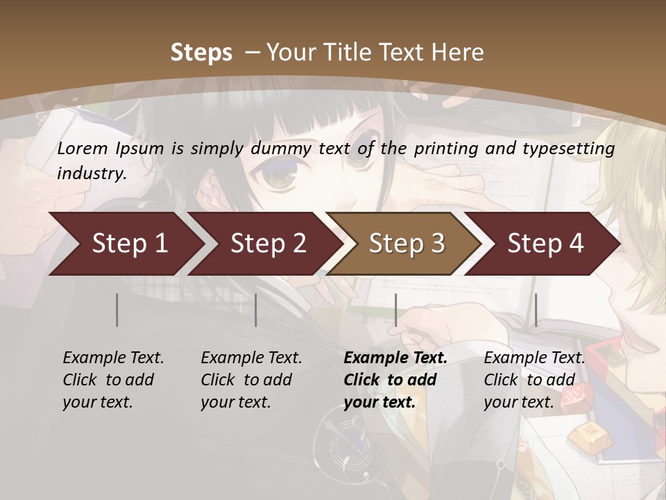 A Group Of People Sitting At A Table With A Book PowerPoint Template