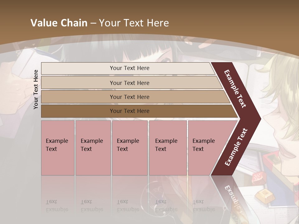 A Group Of People Sitting At A Table With A Book PowerPoint Template