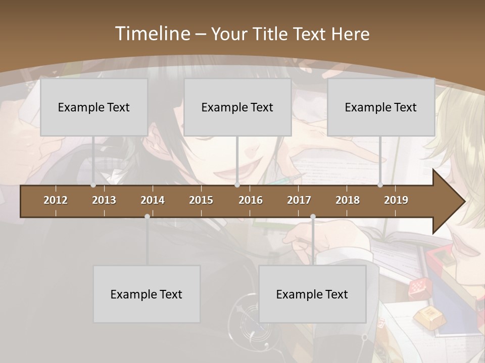 A Group Of People Sitting At A Table With A Book PowerPoint Template