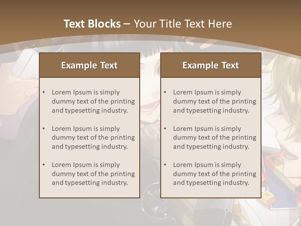 A Group Of People Sitting At A Table With A Book PowerPoint Template