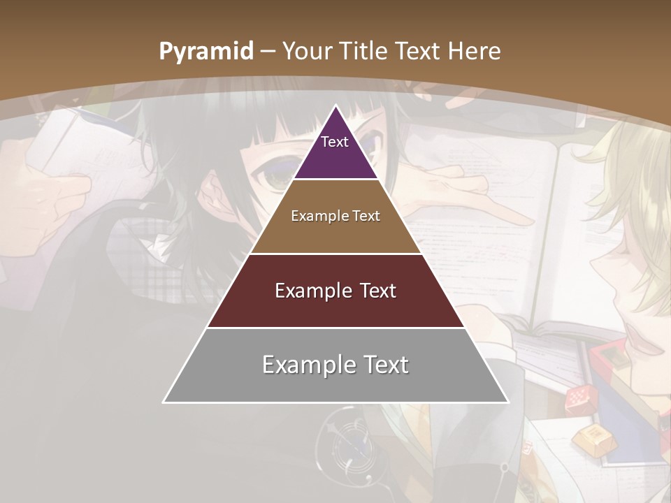 A Group Of People Sitting At A Table With A Book PowerPoint Template