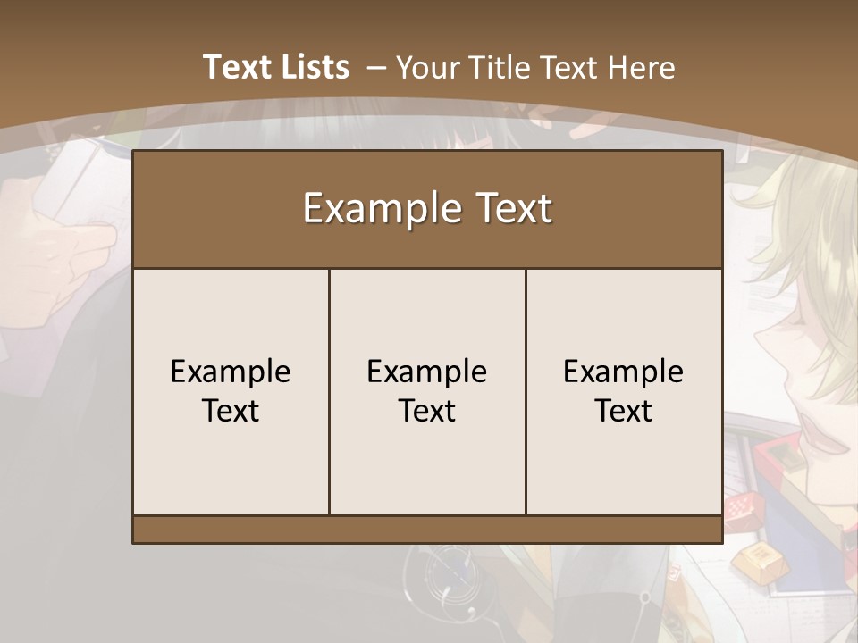 A Group Of People Sitting At A Table With A Book PowerPoint Template