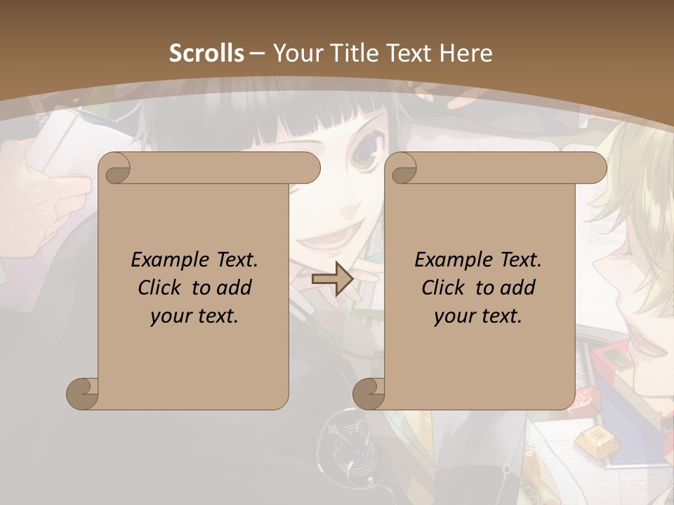 A Group Of People Sitting At A Table With A Book PowerPoint Template