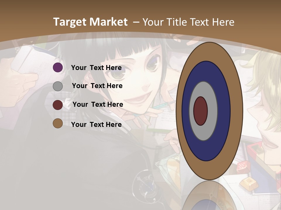 A Group Of People Sitting At A Table With A Book PowerPoint Template