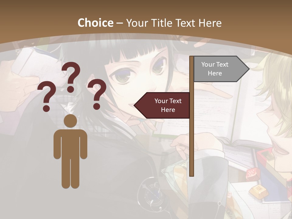 A Group Of People Sitting At A Table With A Book PowerPoint Template