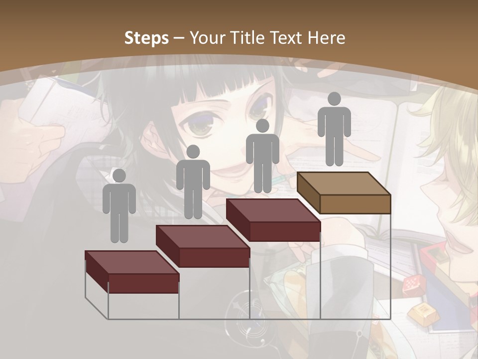 A Group Of People Sitting At A Table With A Book PowerPoint Template