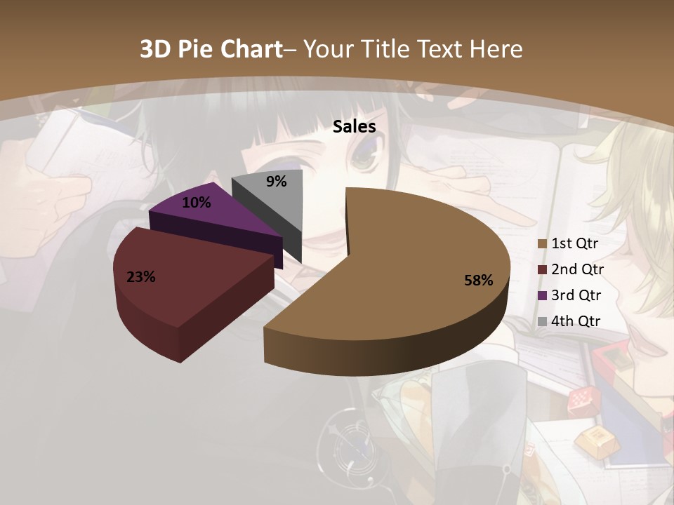A Group Of People Sitting At A Table With A Book PowerPoint Template