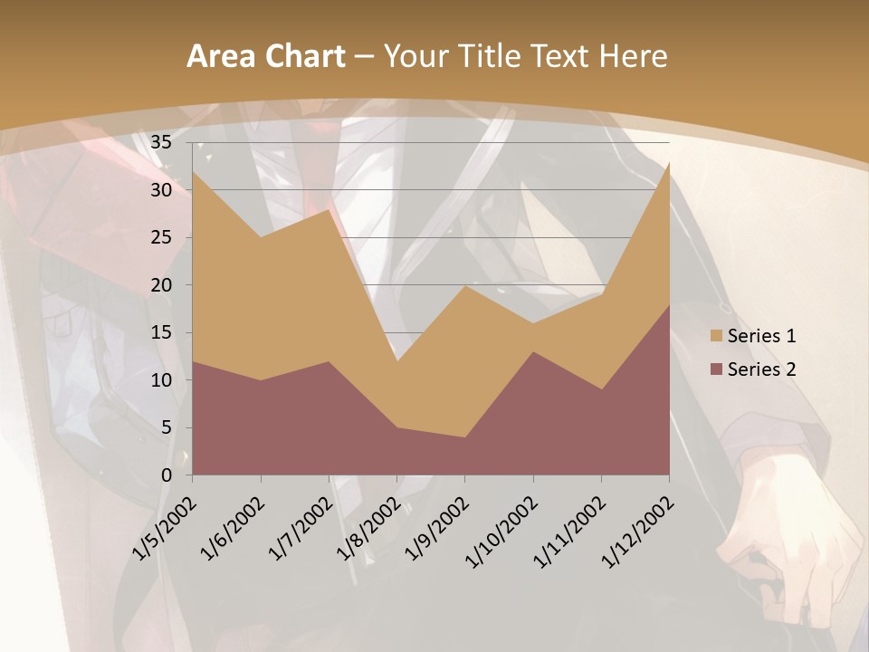 A Man In A Suit And Tie Sitting On A Window Sill PowerPoint Template
