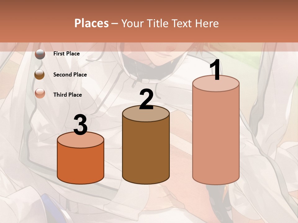 A Couple Of People Sitting Next To Each Other PowerPoint Template