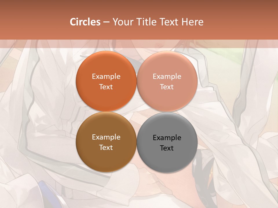 A Couple Of People Sitting Next To Each Other PowerPoint Template