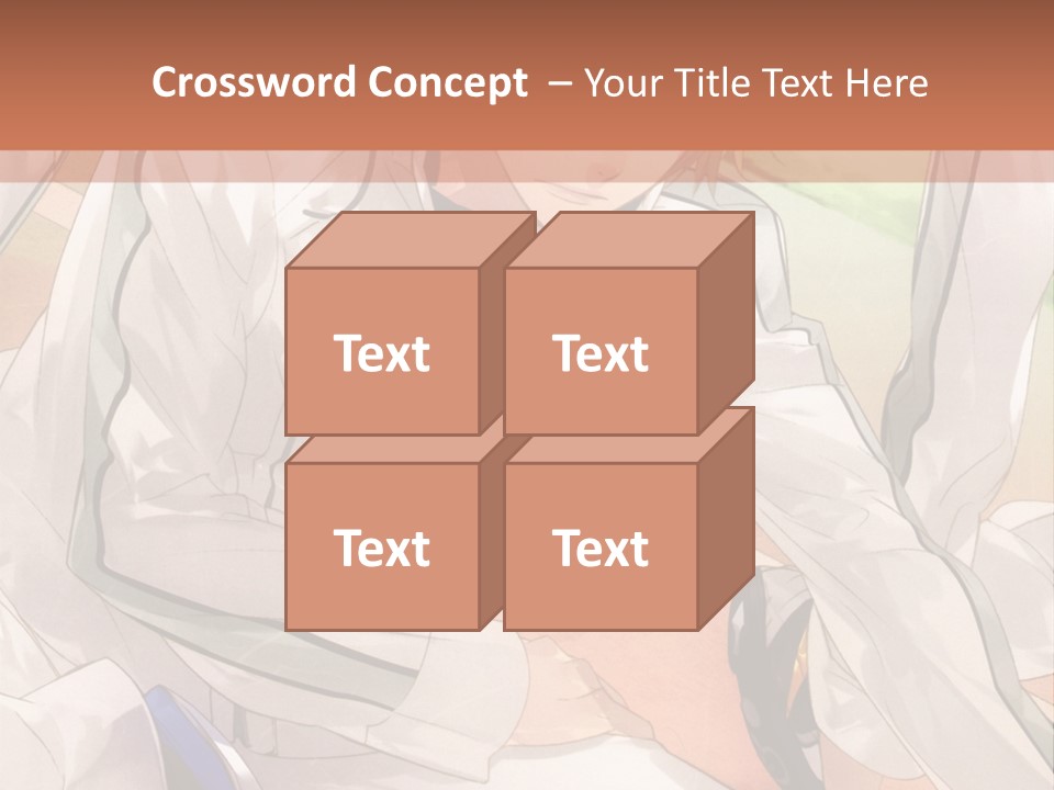 A Couple Of People Sitting Next To Each Other PowerPoint Template
