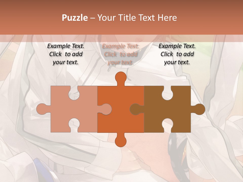 A Couple Of People Sitting Next To Each Other PowerPoint Template