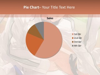 A Couple Of People Sitting Next To Each Other PowerPoint Template