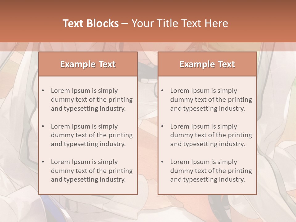 A Couple Of People Sitting Next To Each Other PowerPoint Template