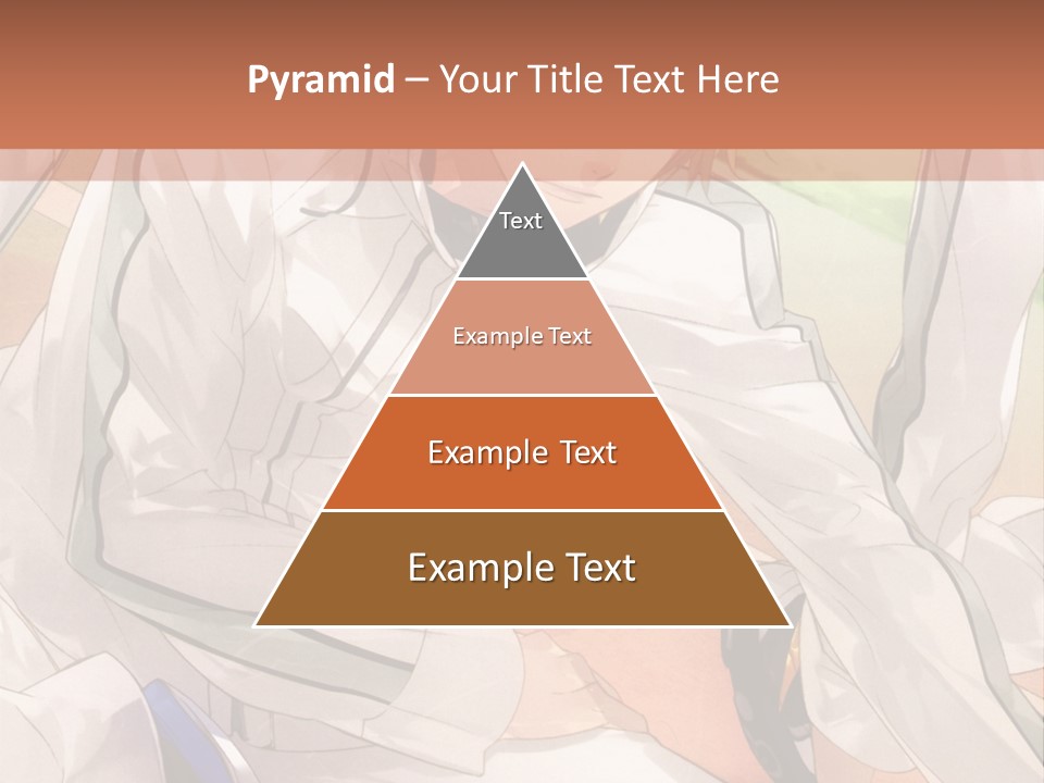 A Couple Of People Sitting Next To Each Other PowerPoint Template