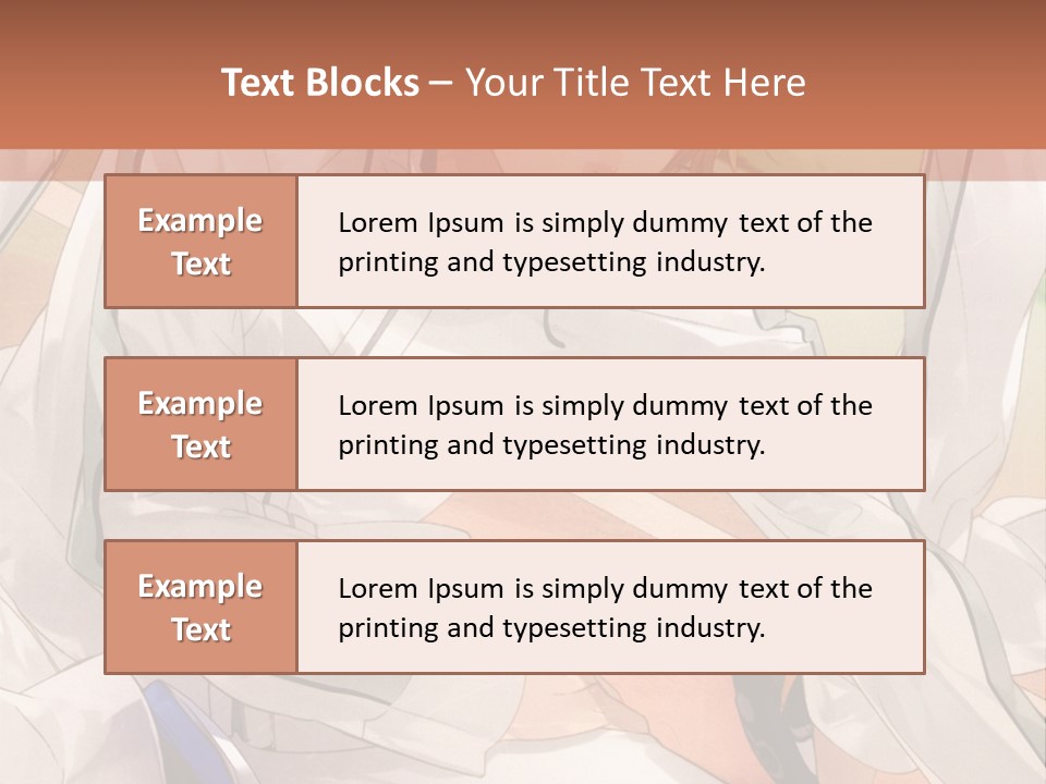 A Couple Of People Sitting Next To Each Other PowerPoint Template