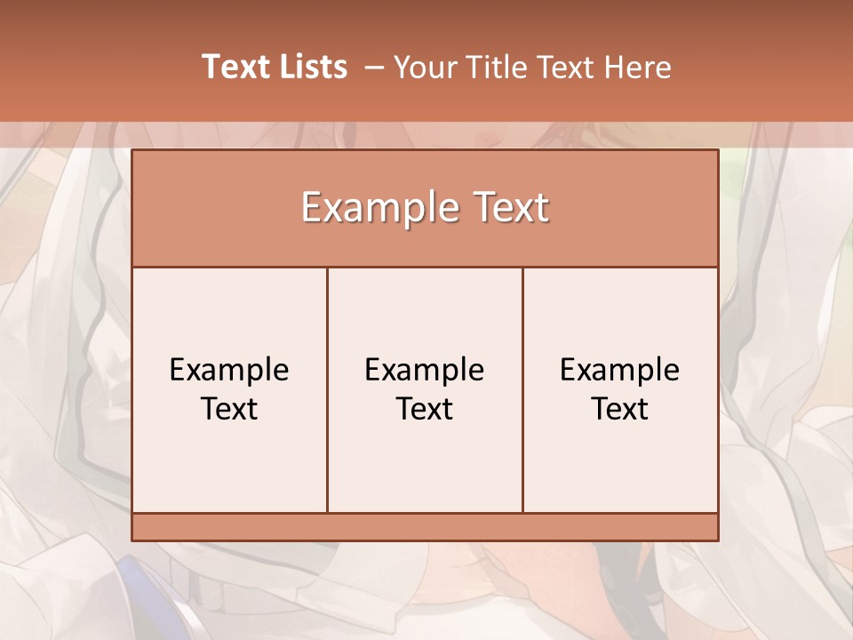 A Couple Of People Sitting Next To Each Other PowerPoint Template