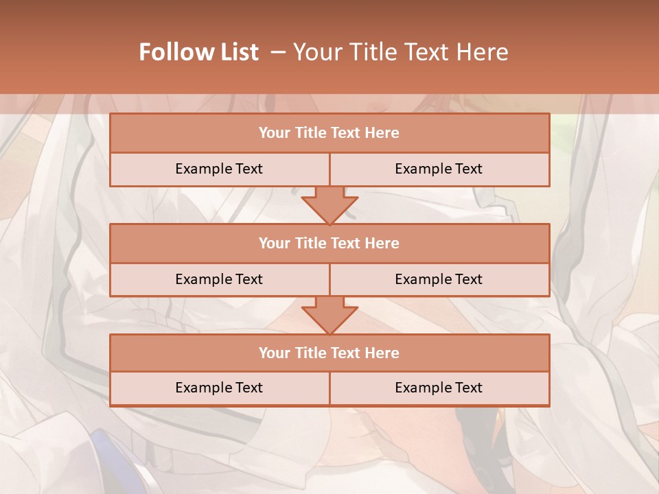 A Couple Of People Sitting Next To Each Other PowerPoint Template
