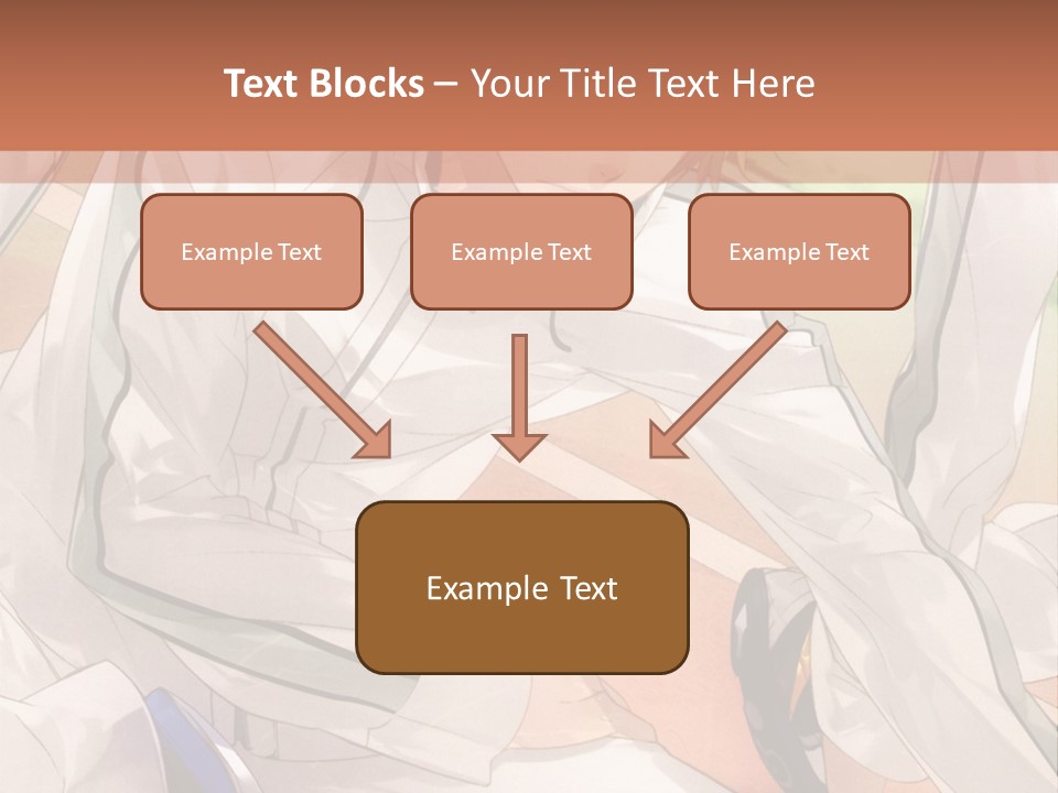 A Couple Of People Sitting Next To Each Other PowerPoint Template