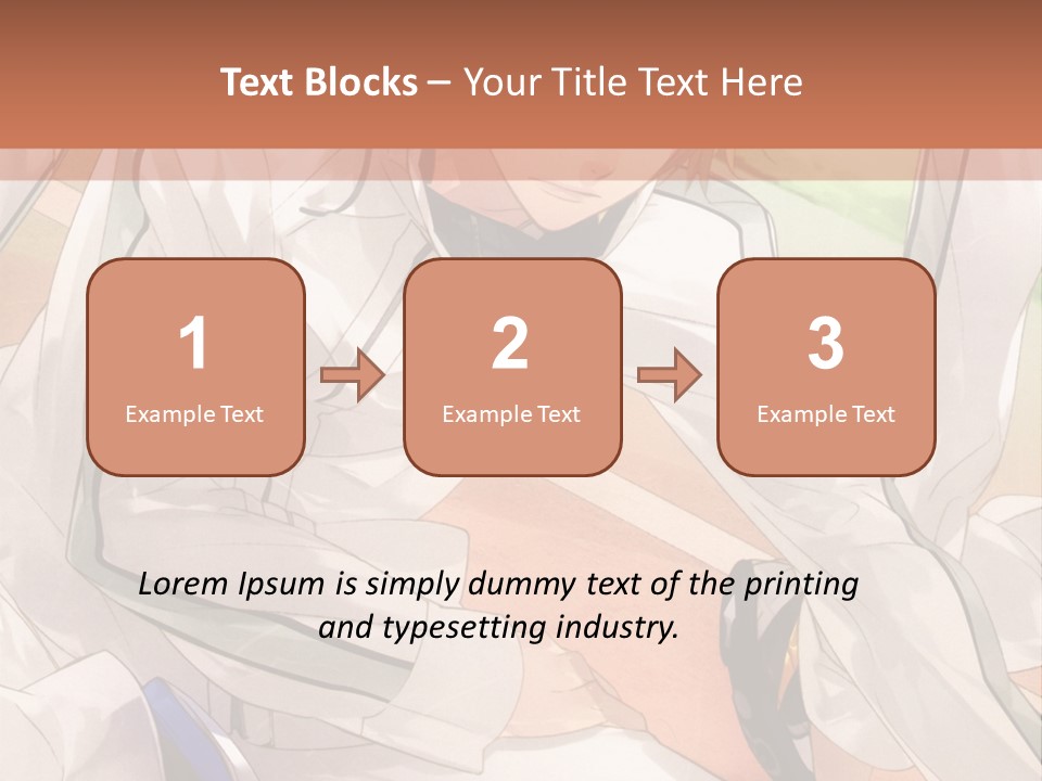 A Couple Of People Sitting Next To Each Other PowerPoint Template