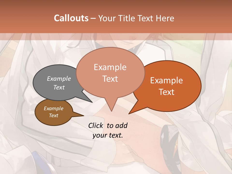 A Couple Of People Sitting Next To Each Other PowerPoint Template