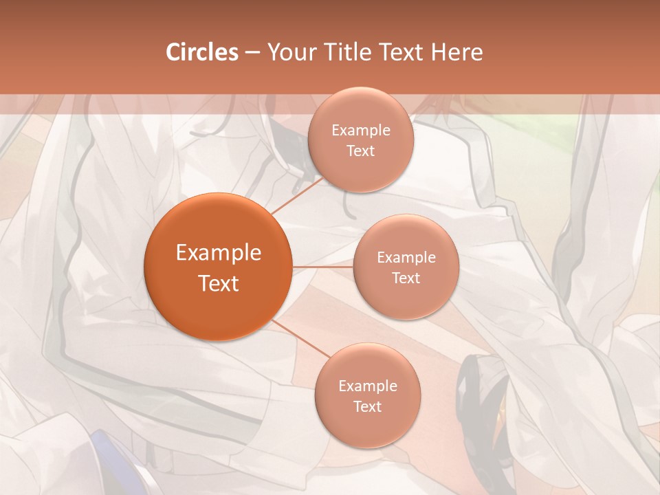 A Couple Of People Sitting Next To Each Other PowerPoint Template