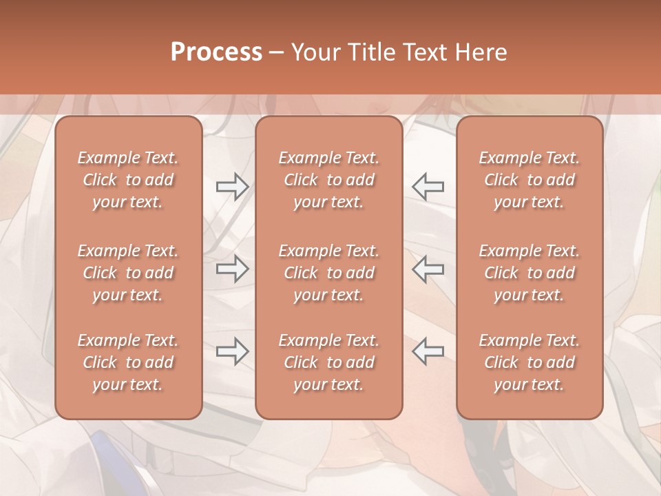A Couple Of People Sitting Next To Each Other PowerPoint Template
