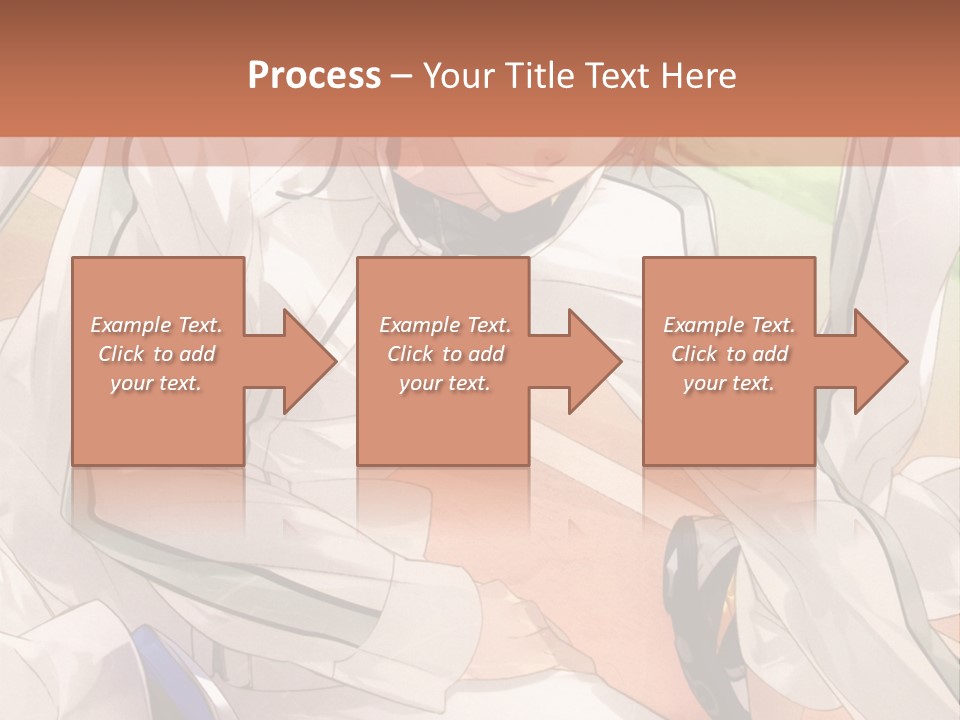 A Couple Of People Sitting Next To Each Other PowerPoint Template