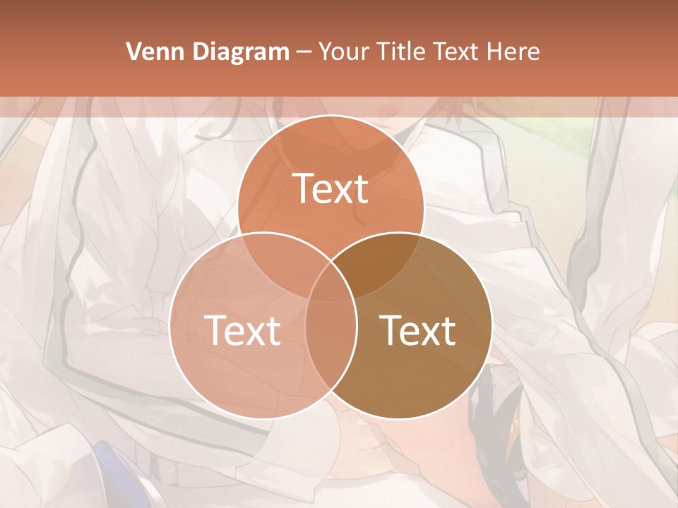 A Couple Of People Sitting Next To Each Other PowerPoint Template