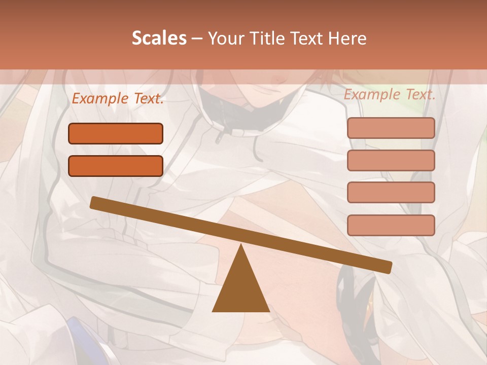 A Couple Of People Sitting Next To Each Other PowerPoint Template