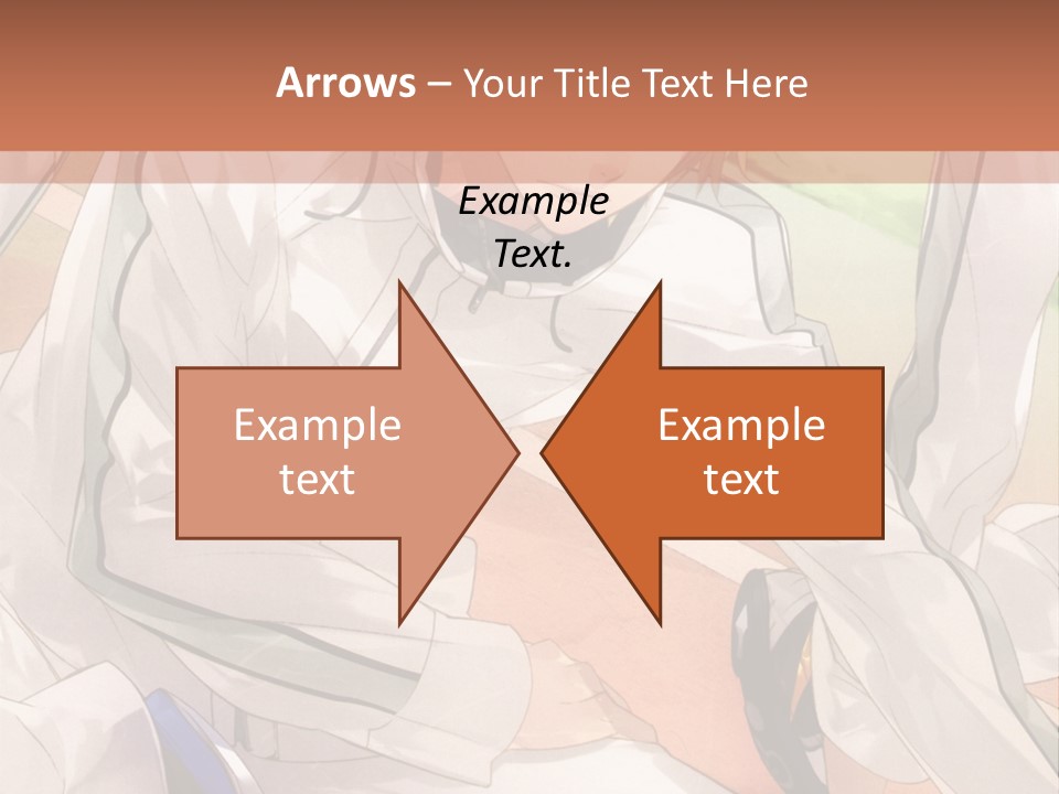 A Couple Of People Sitting Next To Each Other PowerPoint Template